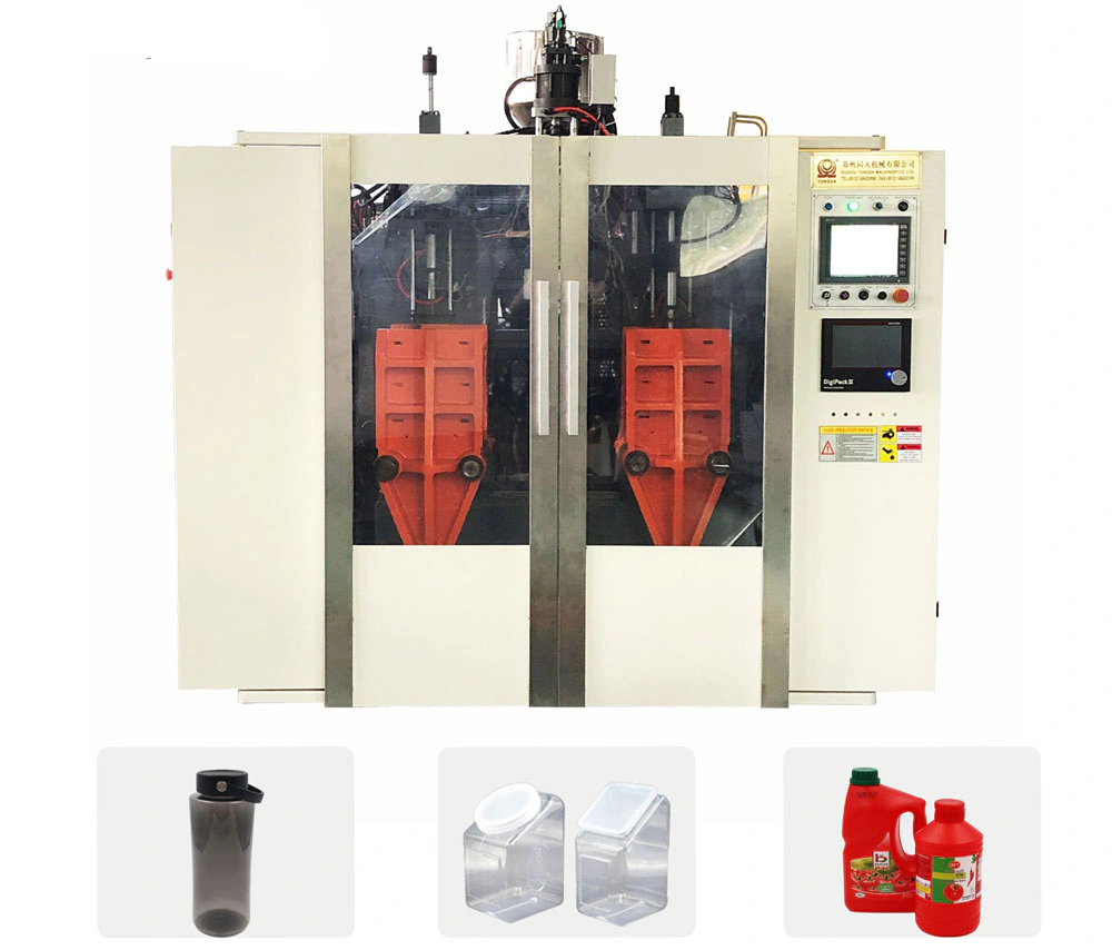 Máquina de extrusión-soplado de doble estación HTS II-5L