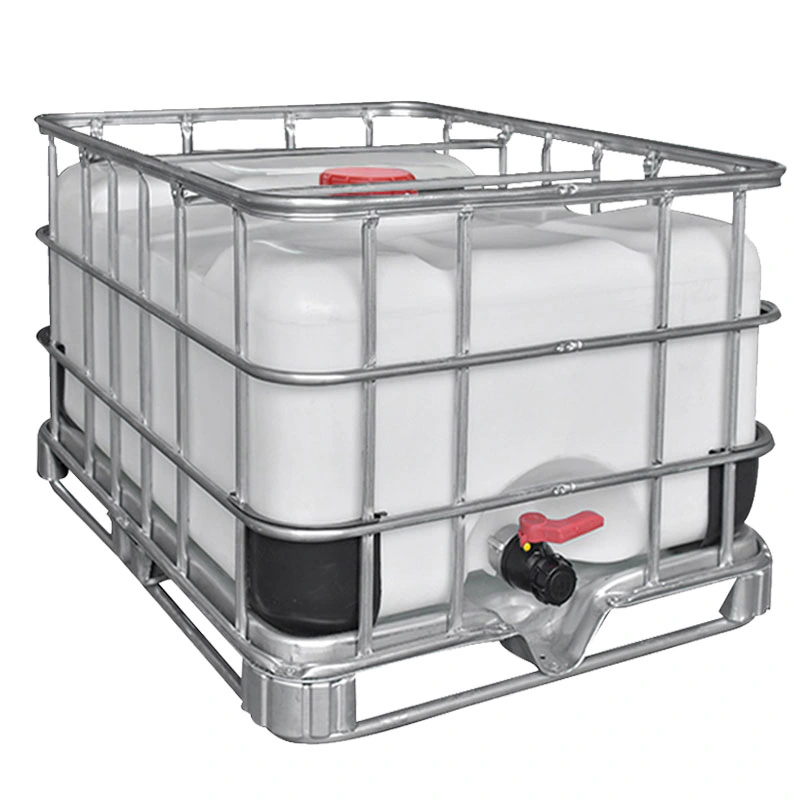 Tanque IBC con jaula de acero