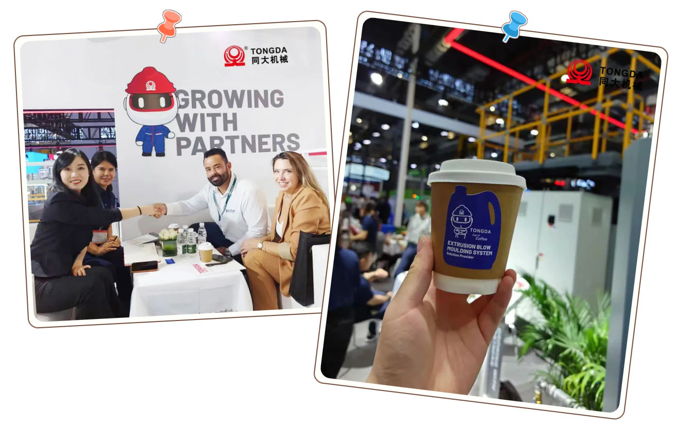 Clientes en el stand Growing with Partners de Tongda